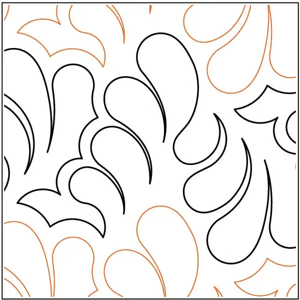 Endless Feathers: A Flowing 10-Inch Feather Pantograph for Elegant All
