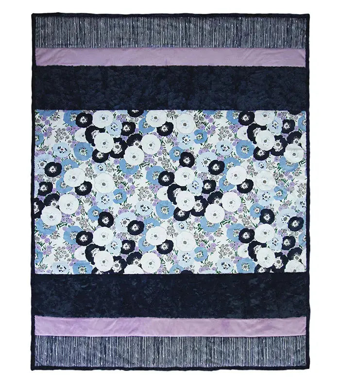 Strip-Pieced Comfort, Garden Style: How a Sensational Strips Cuddle Kit Comes Together