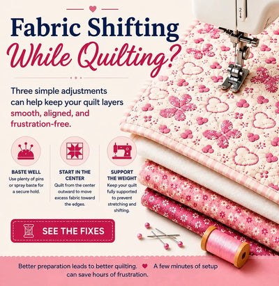 Fabric Shifting While Quilting? Try These Simple Fixes