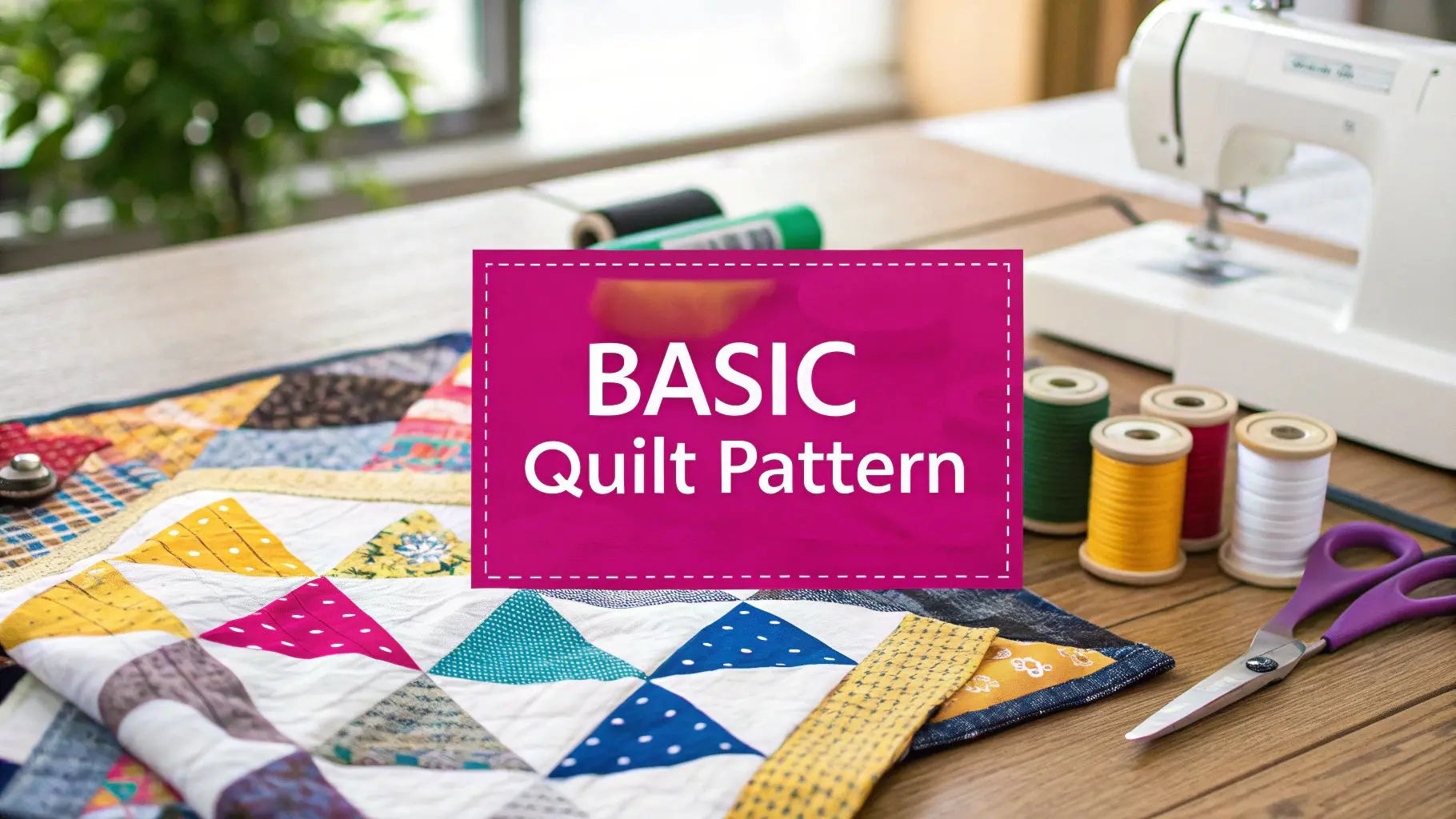 Your-First-Basic-Quilt-Pattern-Made-Simple Linda's Electric Quilters