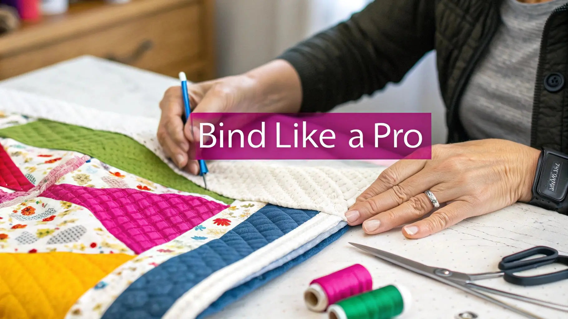 How-to-Bind-a-Quilt-by-Hand-Like-a-Pro Linda's Electric Quilters