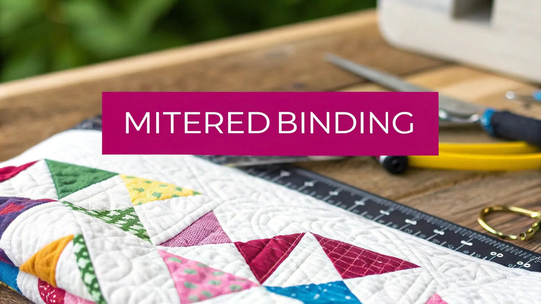 A-Guide-to-Binding-a-Quilt-with-Mitered-Corners Linda's Electric Quilters