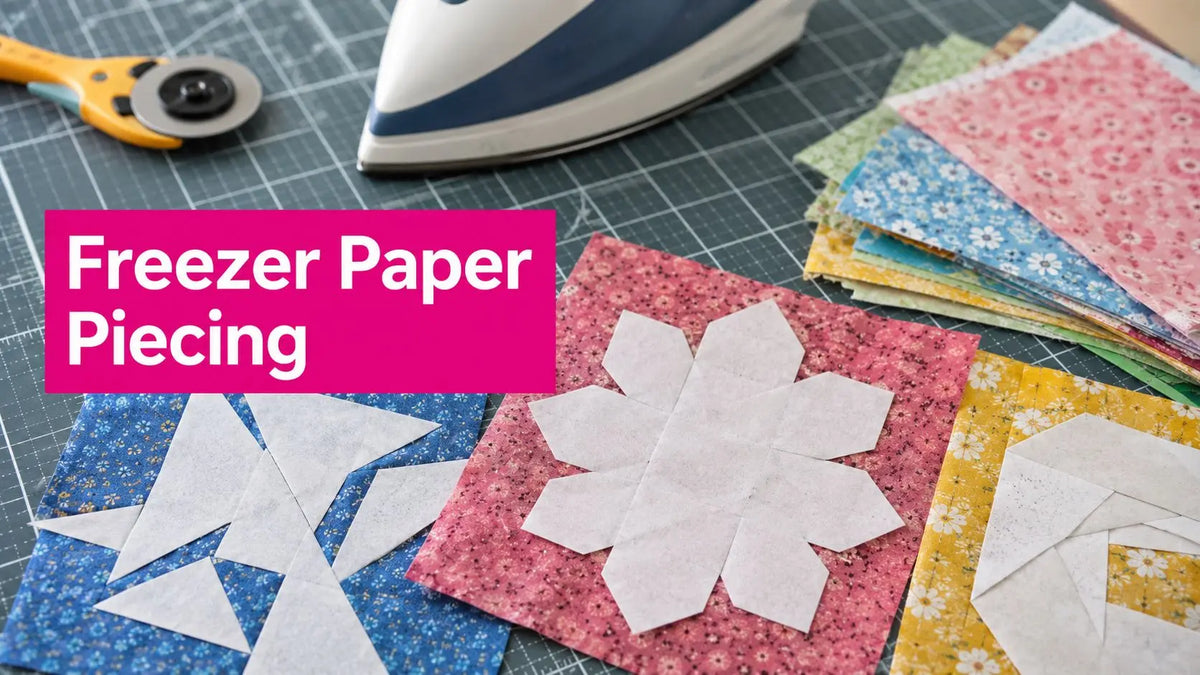 Freezer Paper Piecing: A Complete Quilting Tutorial