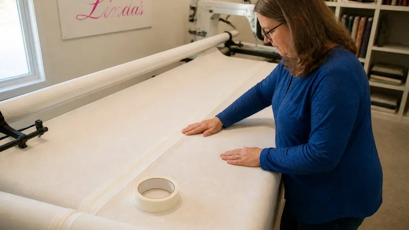 How to Join Backing Fabric for Longarm
