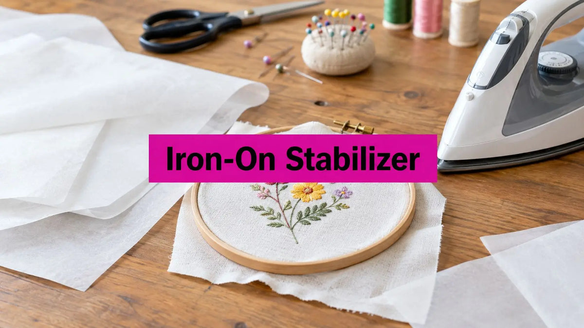 Iron on Stabilizer Guide for Embroidery and Sewing