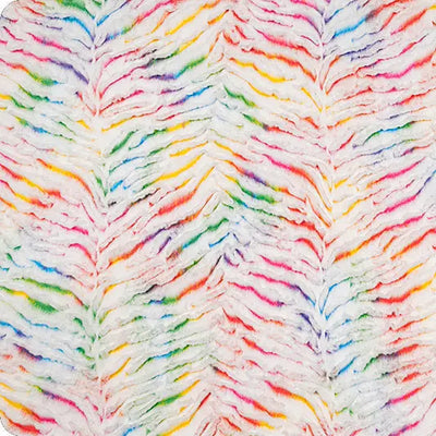 Sewing with Luxe Cuddle Prism in Vibrant: Tie-Dye Colour, Embossed Tex