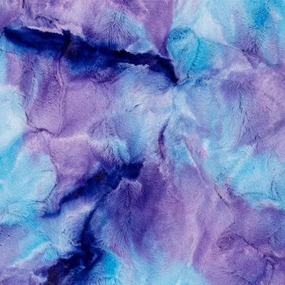 Sewing with Mystic Luxe Cuddle Sorbet: Tie-Dye Colour and Embossed Tex