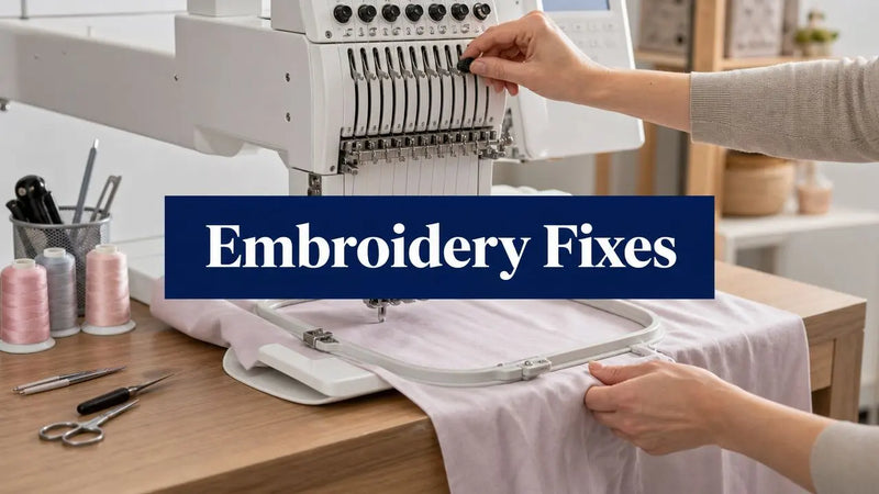 Machine Embroidery Troubleshooting: Fixes That Work
