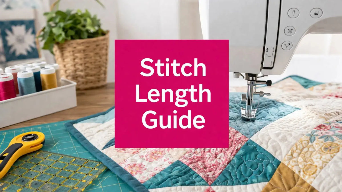 Machine quilting stitch length guide: settings for walking foot and free motion – Linda's Electric Quilters