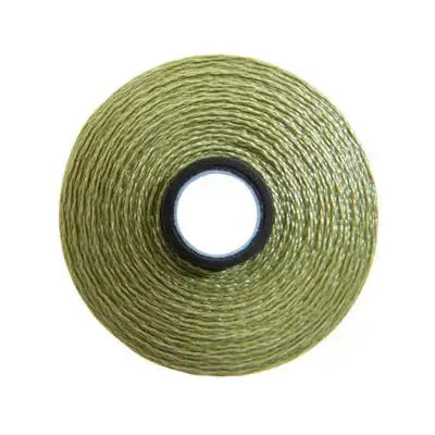 Fil-Tec Magna-Glide Delights Celery Pre-Wound Bobbin Jar M Style longarm quilting soft grey green botanical