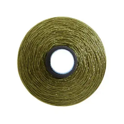 Fil-Tec Magna-Glide Delights Light Olive Pre-Wound Bobbin Jar M Style longarm quilting warm light olive