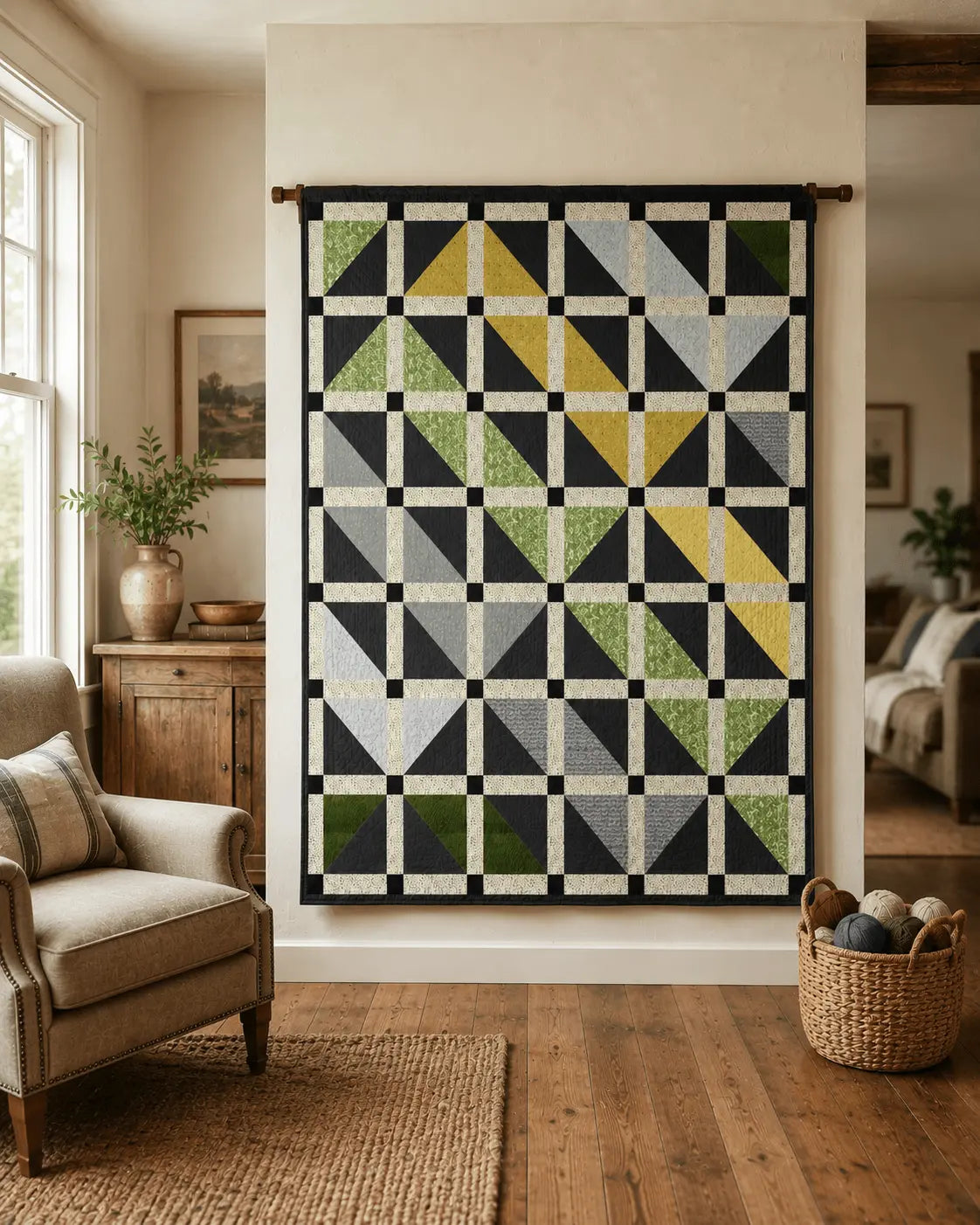 Half-Square Triangles Grown Up: Building the 62