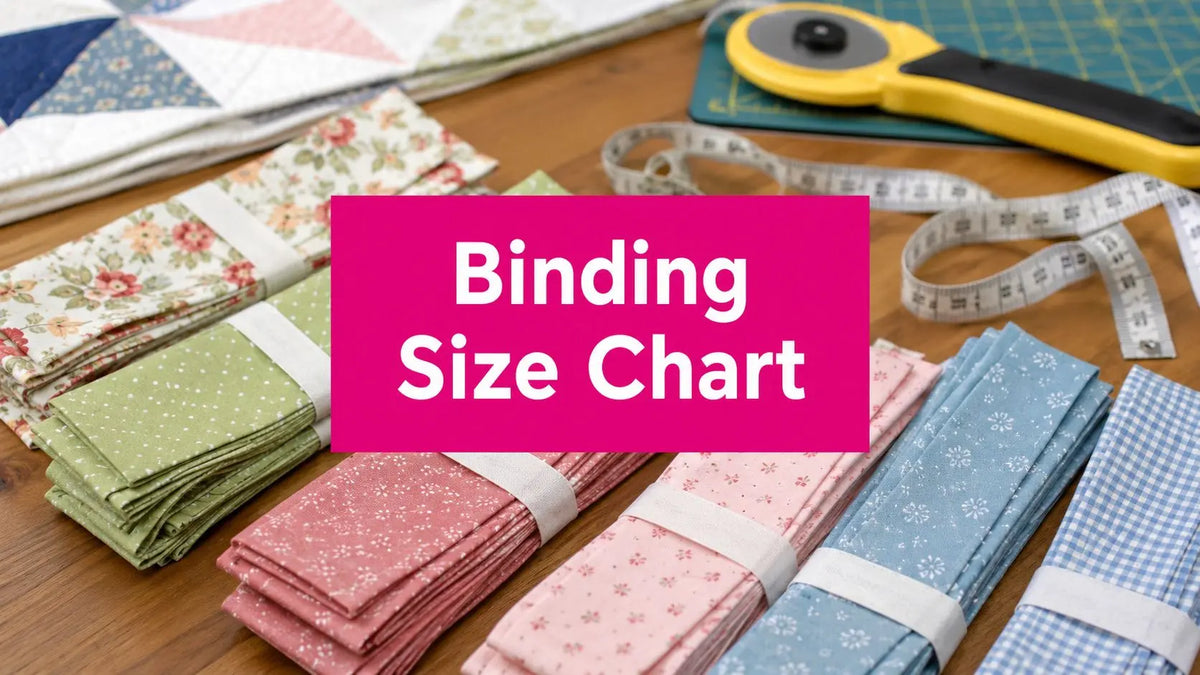 Quilt Binding Size Chart: Strips, Yardage & Widths