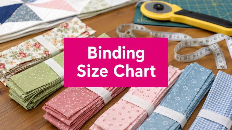 Quilt Binding Size Chart: Strips, Yardage & Widths