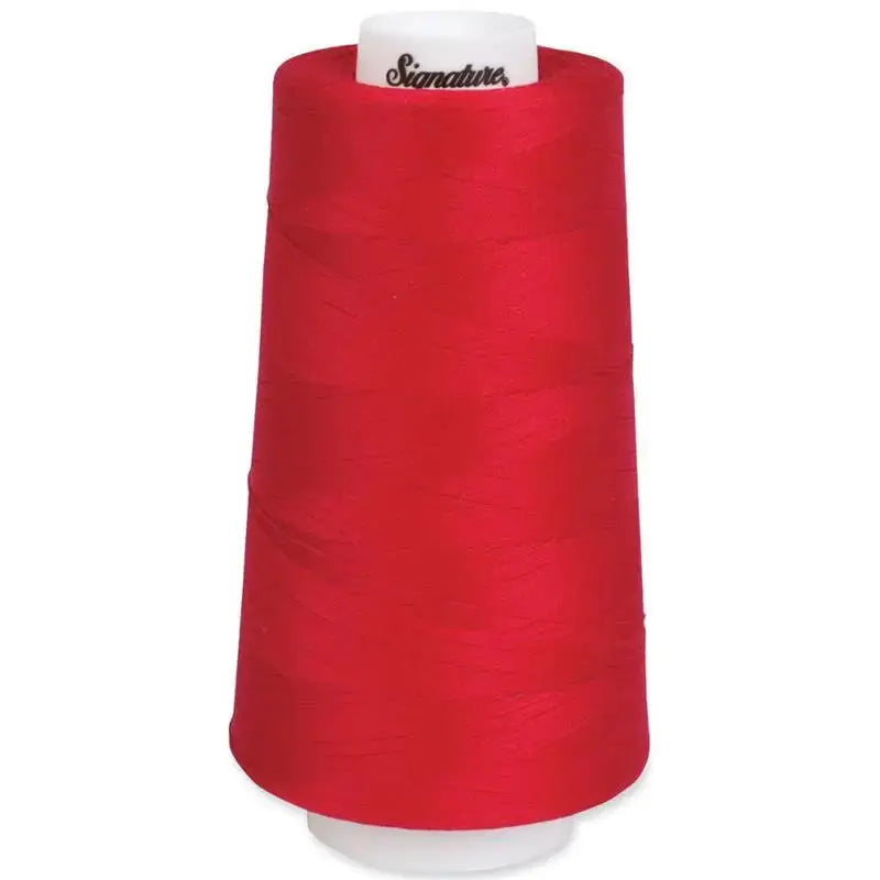 Singer Signature Scarlet Signature Cotton: Using a Bold Red Cotton Thread for Quilting