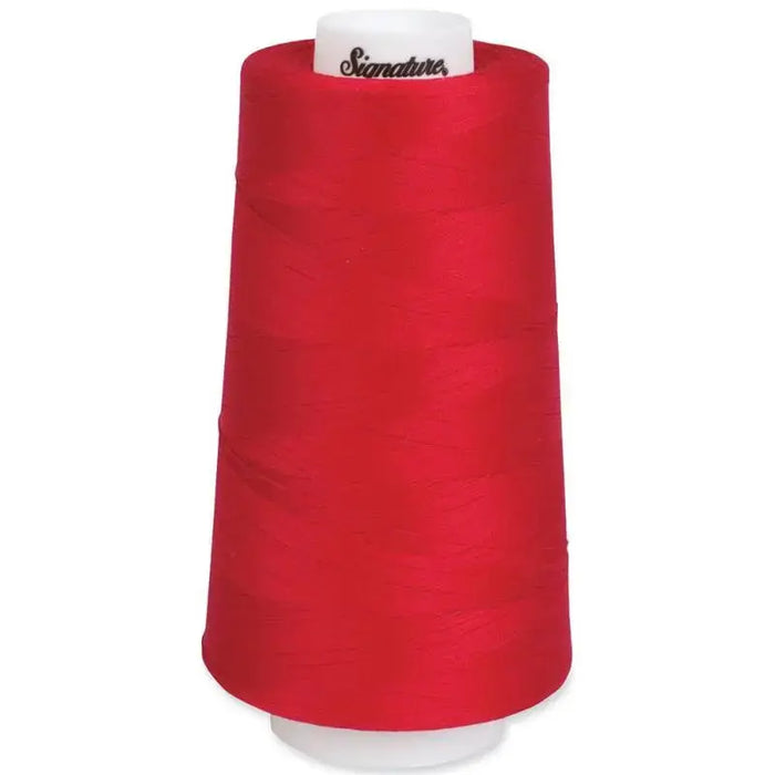 Scarlet Signature Cotton: Using a Bold Red Cotton Thread for Quilting