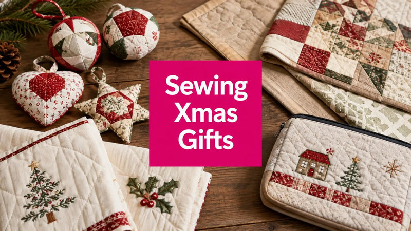 5 sewing Christmas gift ideas for every skill level: wool ornaments, a star quilt pattern, thread, and notions – Linda's Electric Quilters