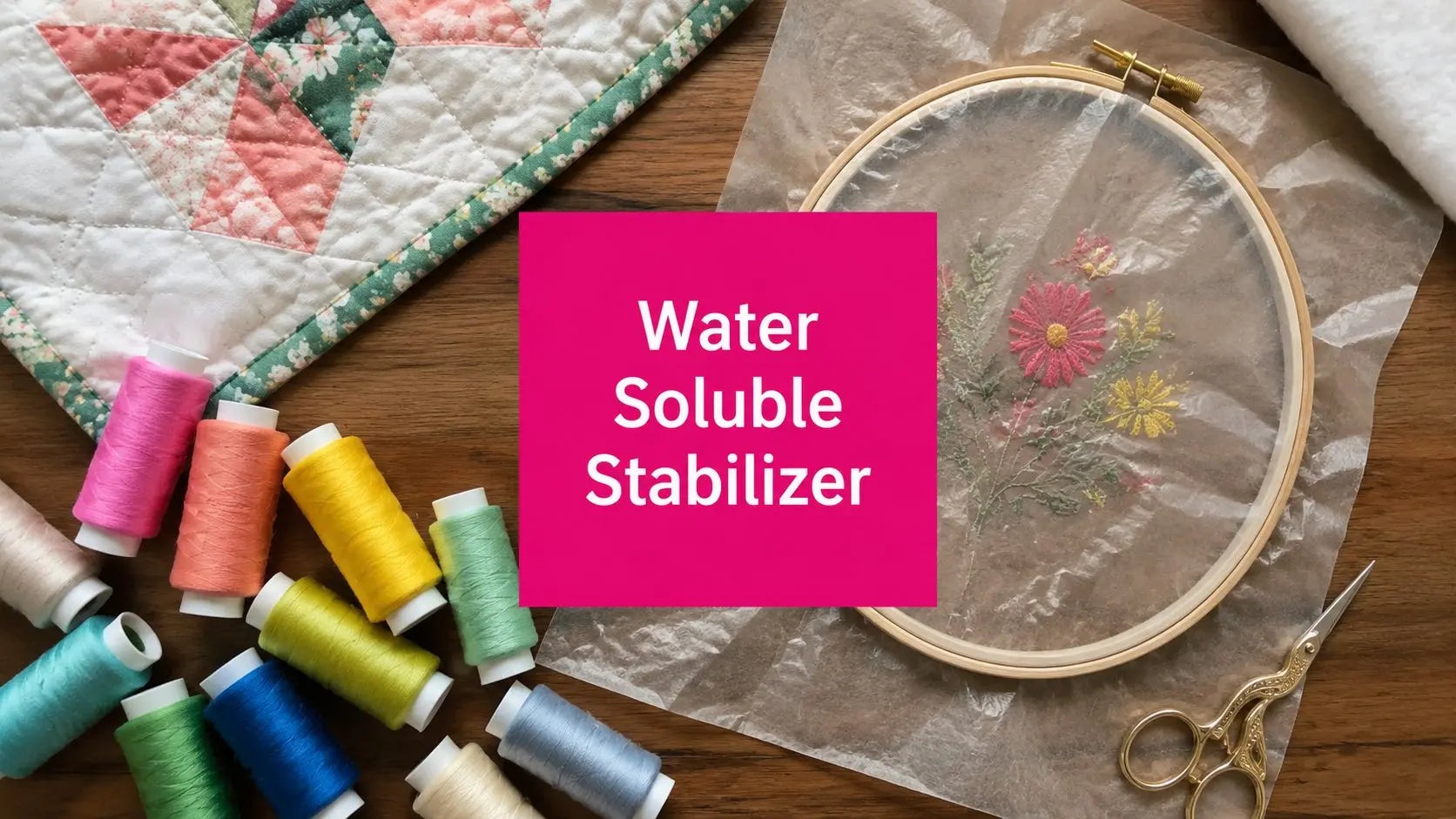 A Quilter's Guide to Water Soluble Stabilizer
