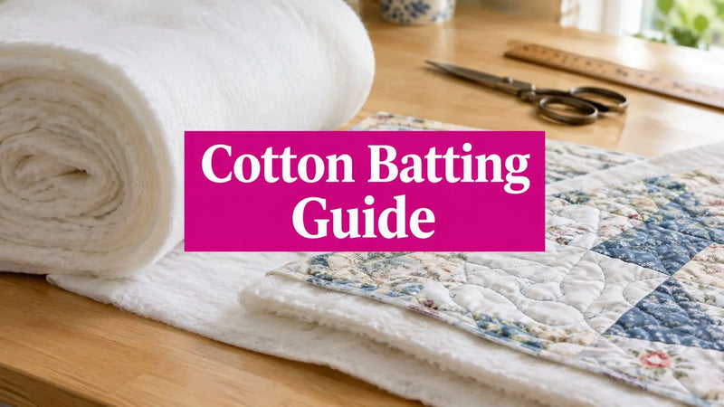 What Is Cotton Batting a Quilter's Complete Guide