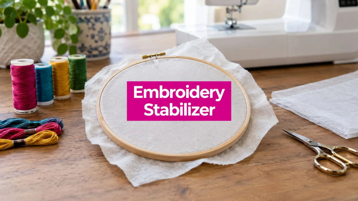 What Is Embroidery Stabilizer: Choose the Right Type
