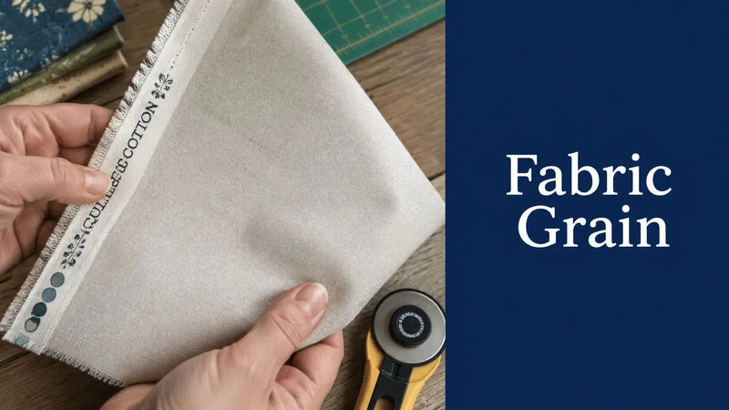 What is fabric grain: straight, cross, and bias grain for stable quilting cuts – Linda's Electric Quilters