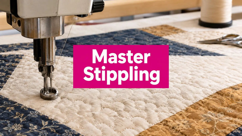 What Is Stippling in Quilting and How to Master It