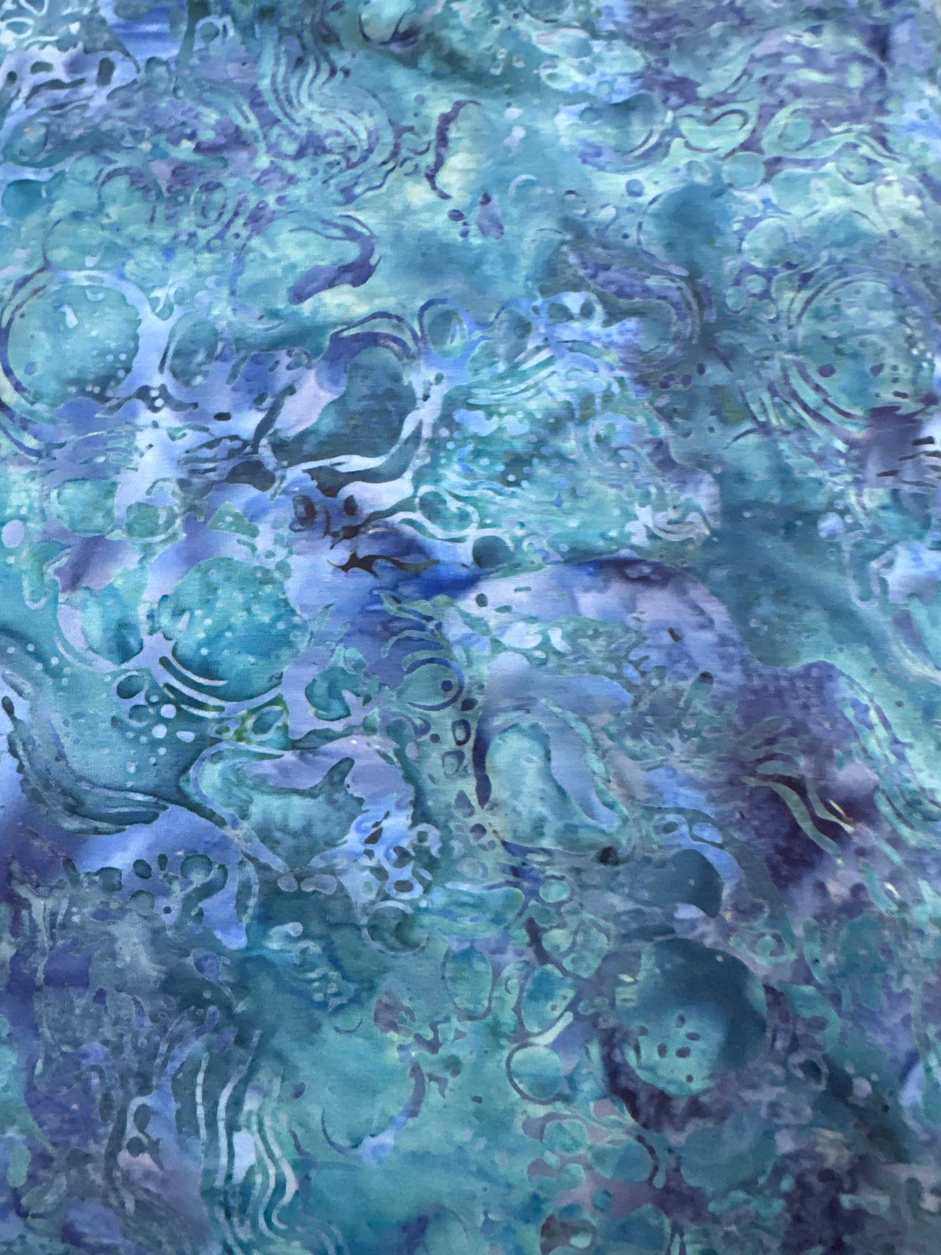 All Mixed Up Azure blue blender quilting fabric by Hoffman Fabrics