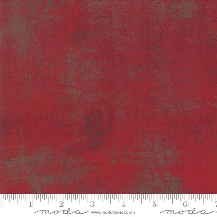 082 Maraschino Cherry Moda Grunge - Fat Quarter Moda Fabrics & Supplies