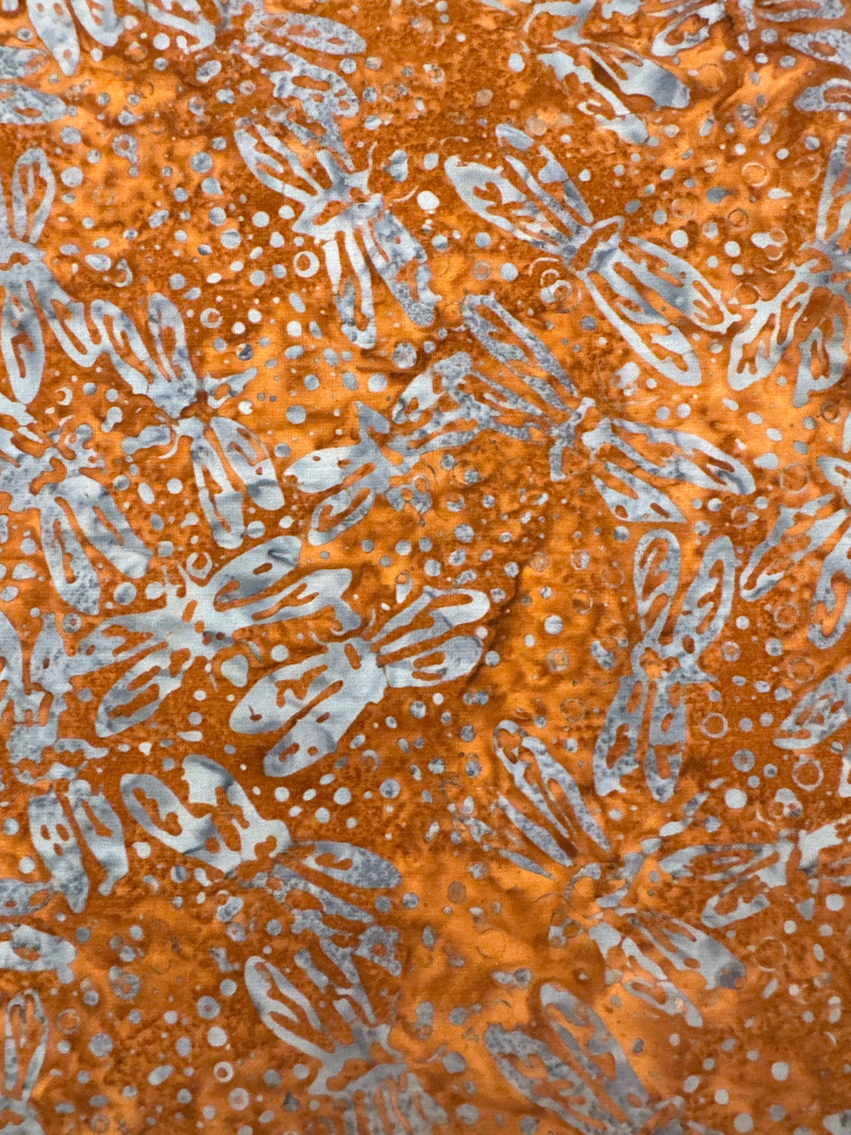 Dragonflies on Rust nature novelty quilting fabric by Andover Fabrics