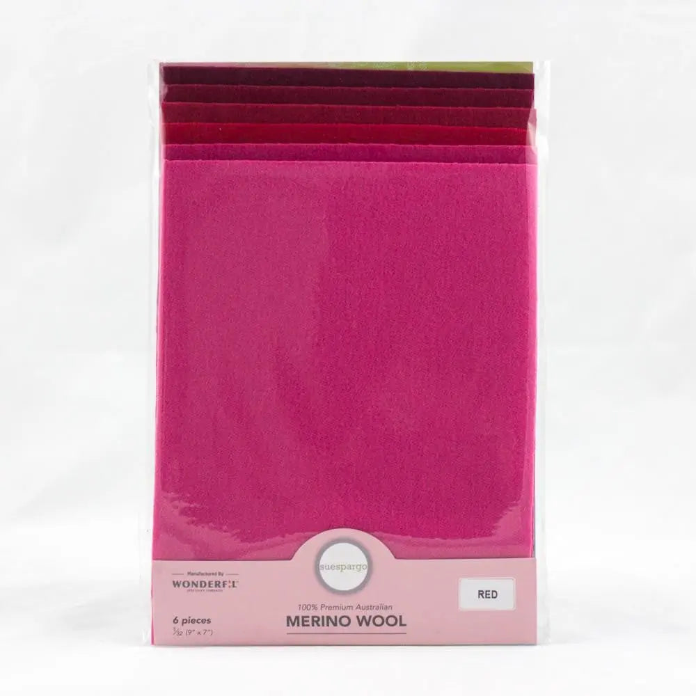 1/32 Merino Wool Packs: Sue Spargo WonderFil USA