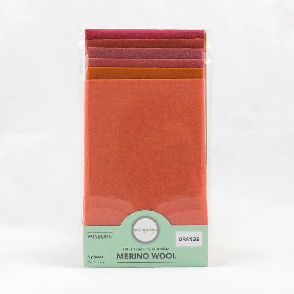 1/64 Merino Wool Packs: Sue Spargo WonderFil USA