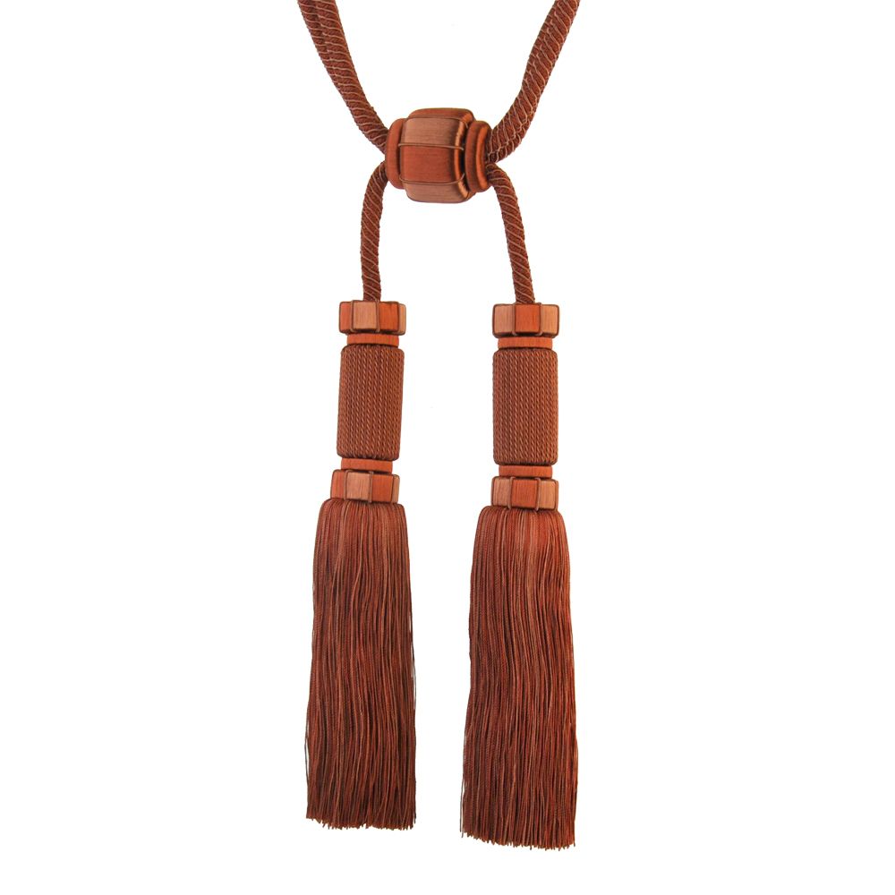 10 1/2-inch Double Tassel Tieback with 16-inch Cord | Sophisticated Elegance Collection