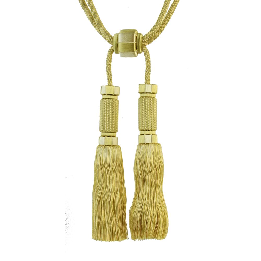 10 1/2-inch Double Tassel Tieback with 16-inch Cord | Sophisticated Elegance Collection