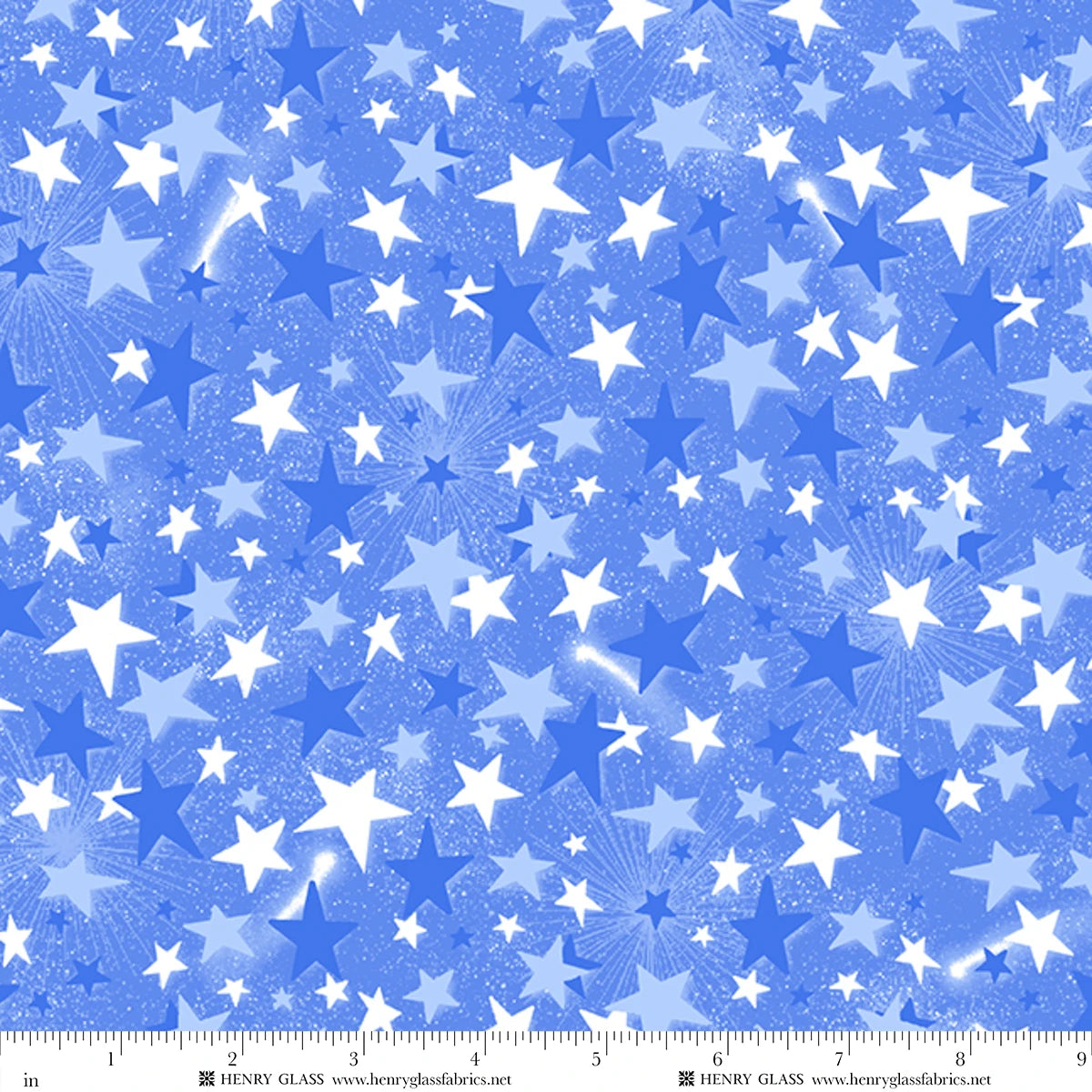 Star Power Light Blue 108" Cotton Wideback Fabric Per Yard