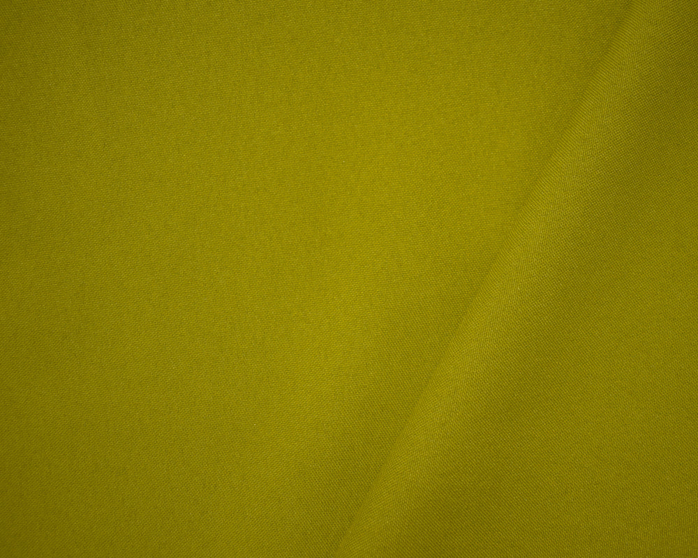 Green Poly Solid Basket Woven Fabric