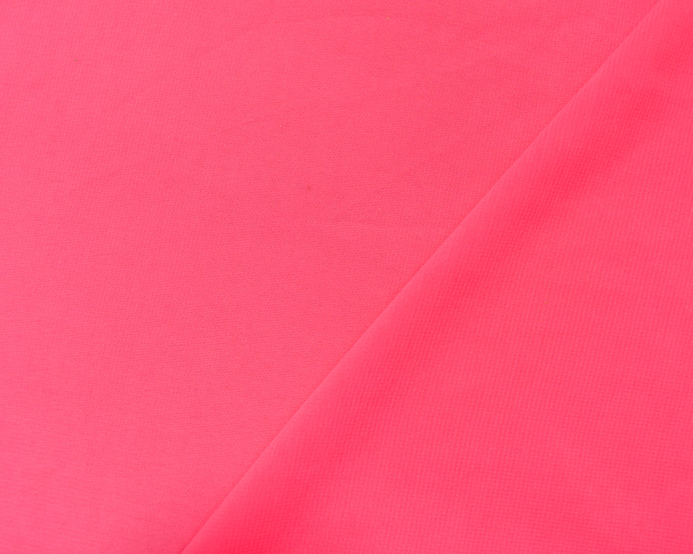 Pink Poly Solid Chiffon Woven Fabric