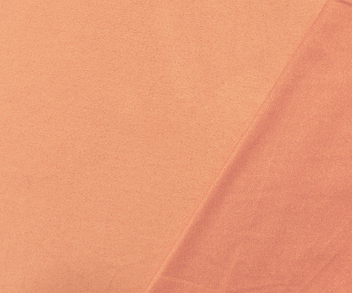 Pink Stretch Spandex Solid Microsuede Knit Fabric