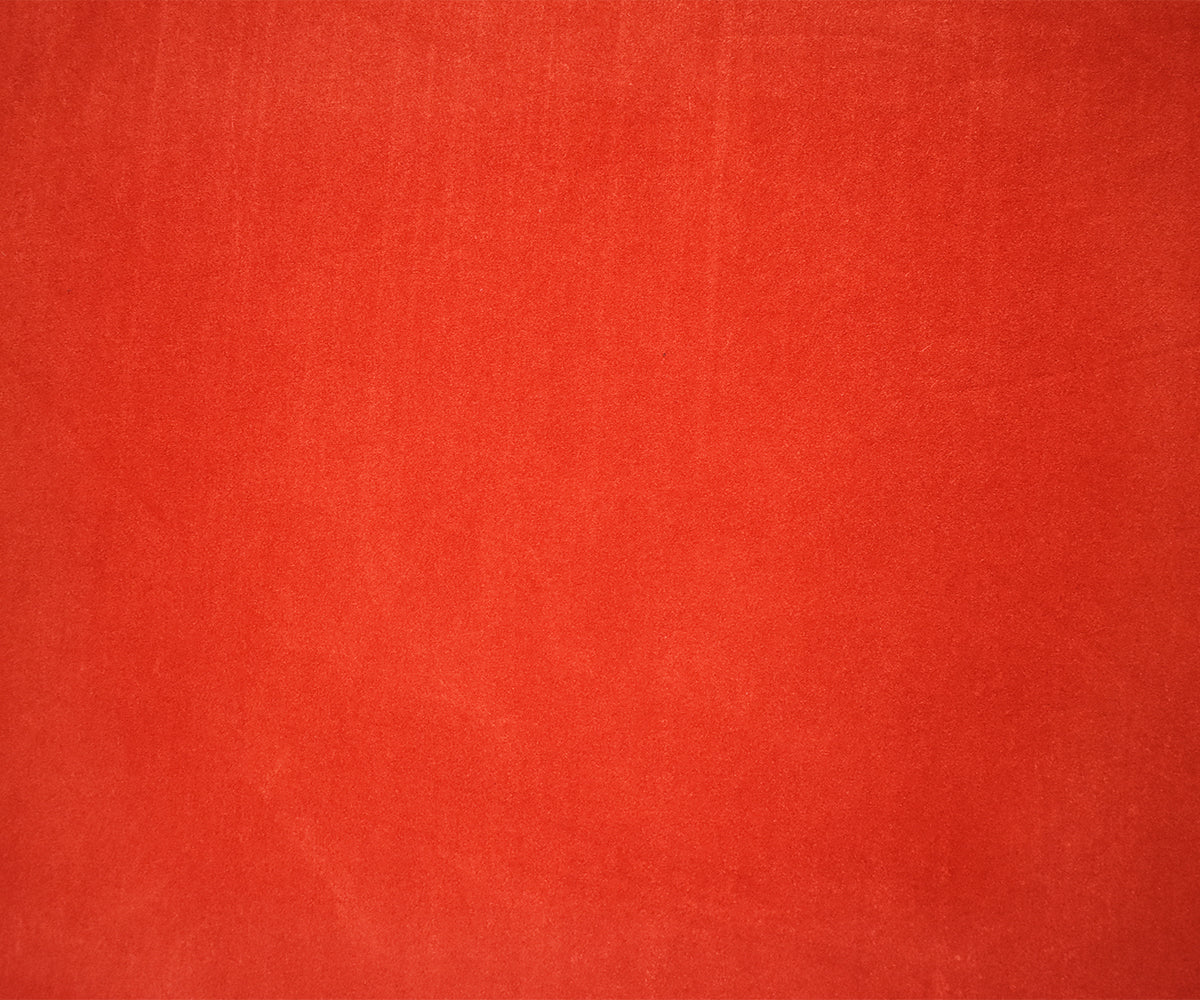 Deep Orange Stretch Spandex Solid Microsuede Knit Fabric