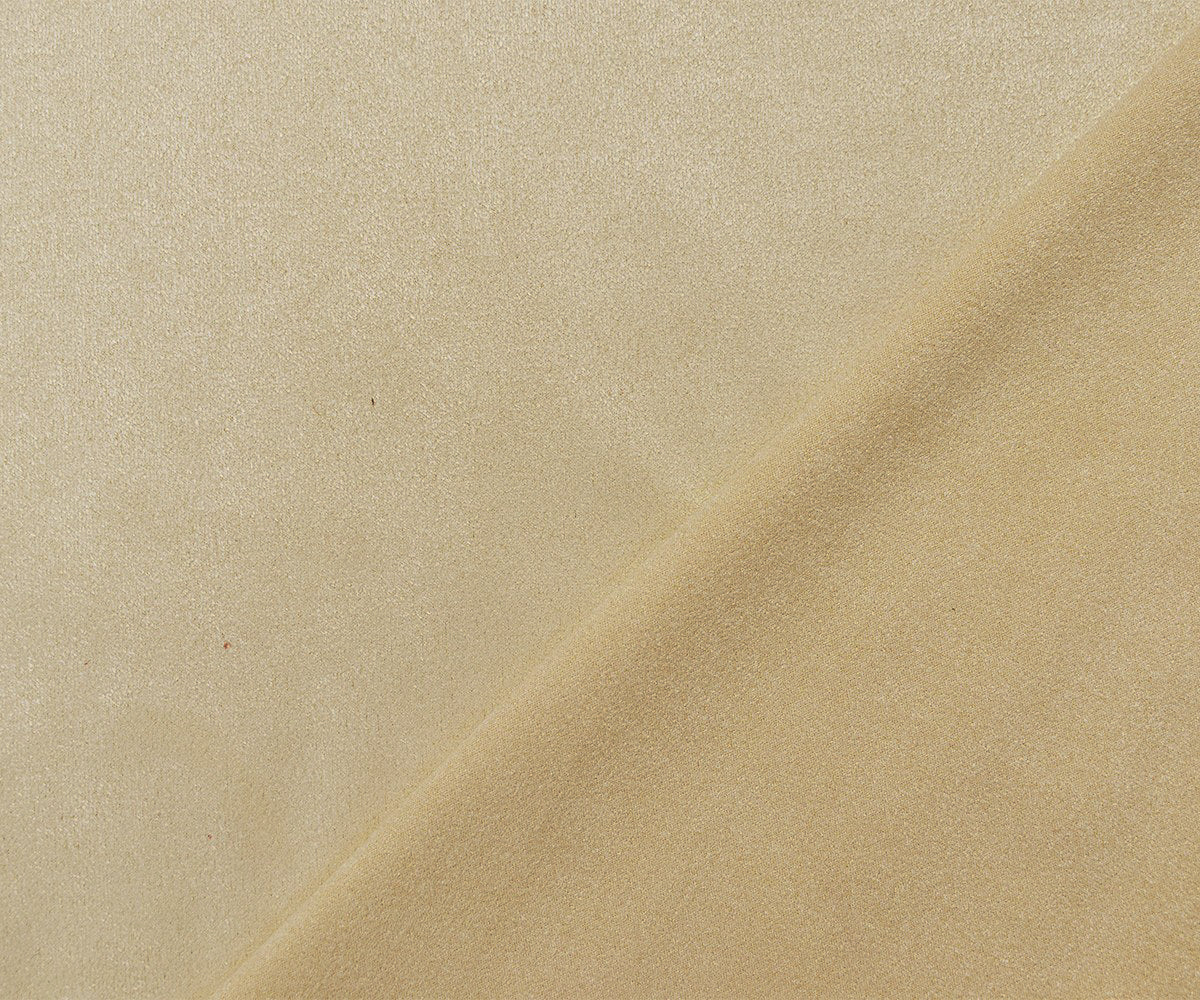 Light Beige Stretch Spandex Solid Microsuede Knit Fabric