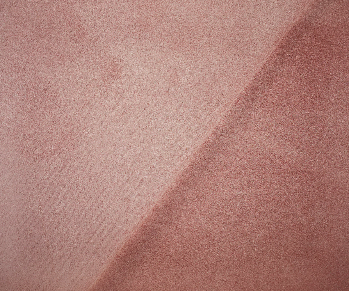 Pink Stretch Spandex Solid Microsuede Knit Fabric