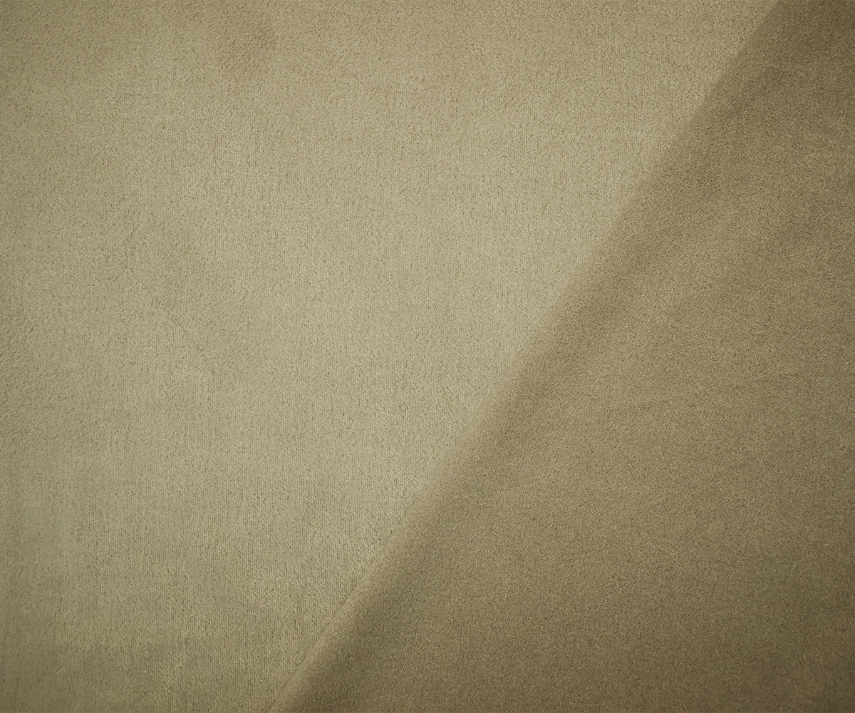 Light Gray Stretch Spandex Solid Microsuede Knit Fabric