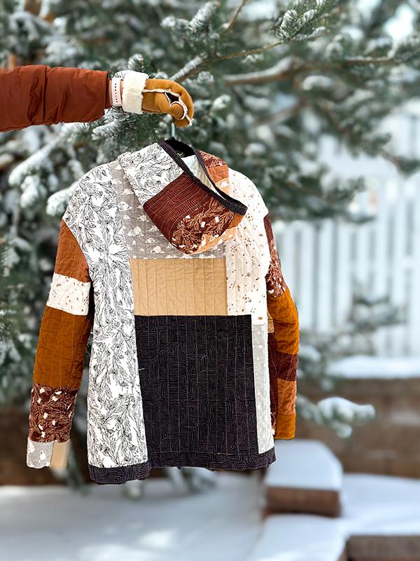 Quilted Hoodie Wellspring Designs #1 Wearable Pattern