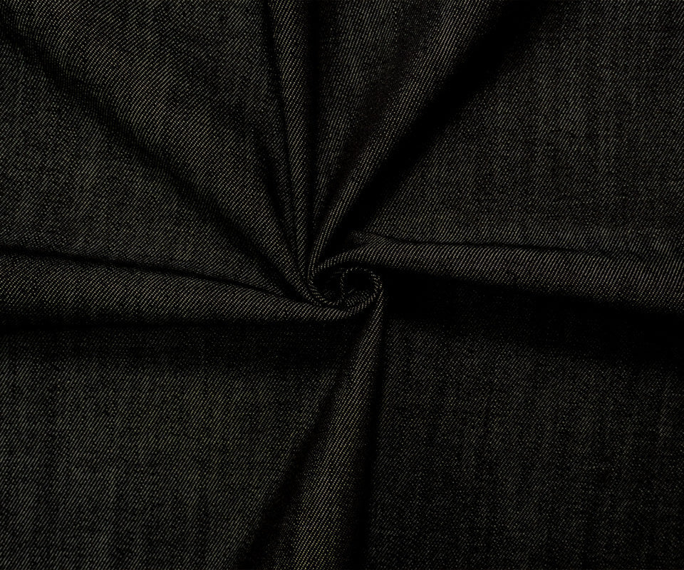 Blue 11 oz. Famous Denim Co. Cotton Blend Stretch Denim Woven Fabric