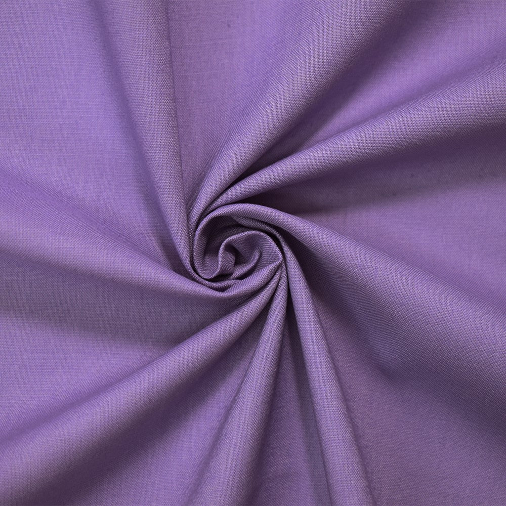 Purple Cotton Solid Quality Quilting Woven Fabric