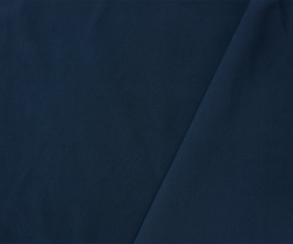 Deep Navy Famous Maker Nylon Stretch Solid Tricot Knit Yoga Fabric