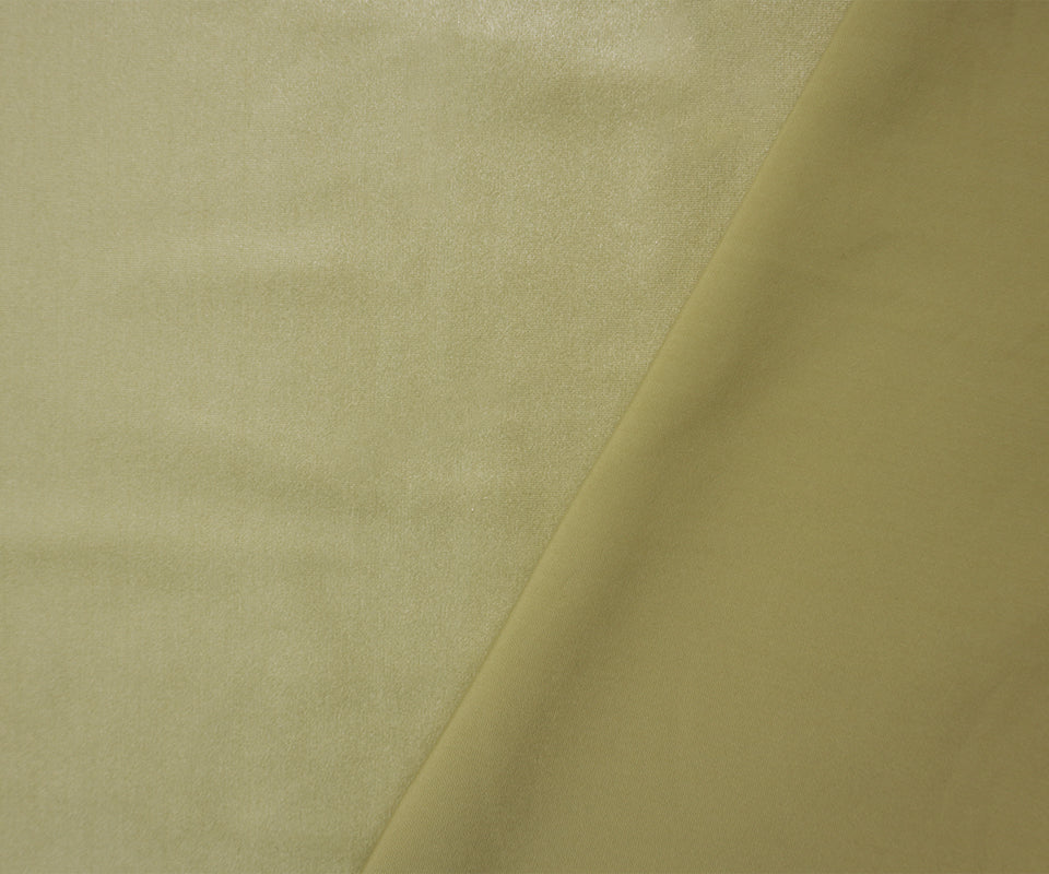 Olive Famous Maker Nylon Solid Satin Tricot Knit Yoga Fabric