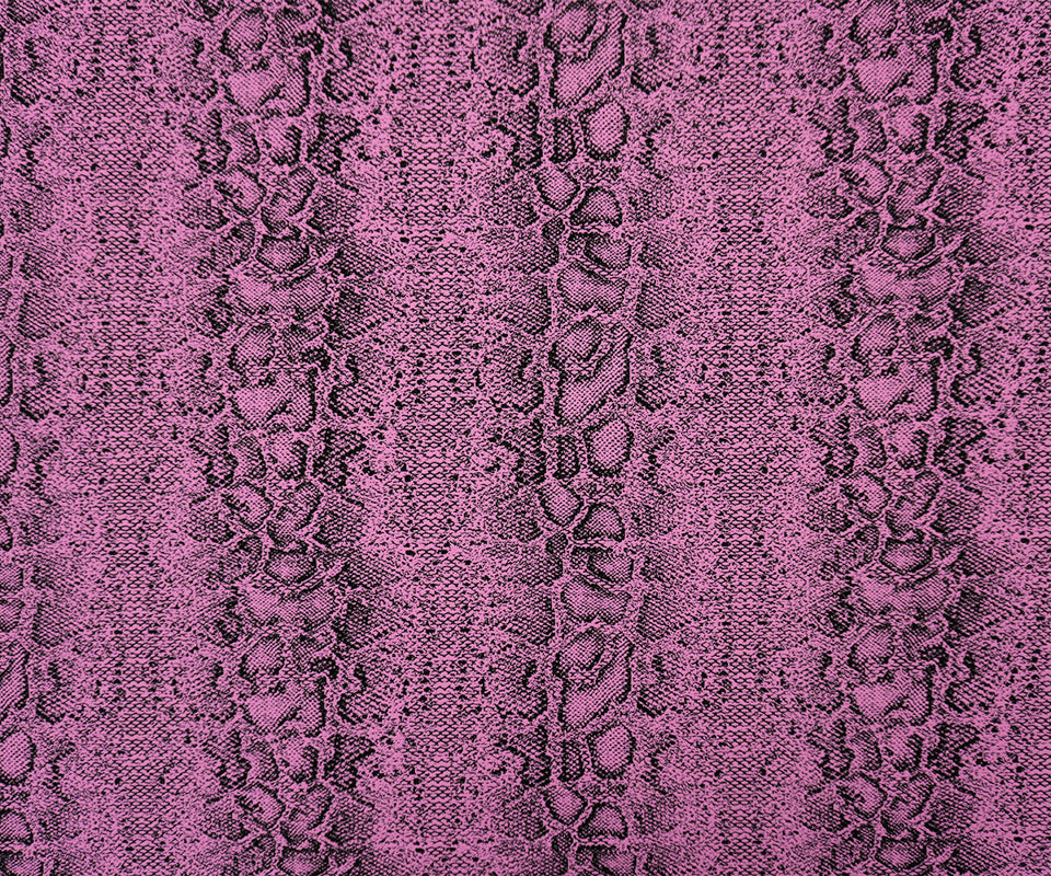 Pink-Black Famous Maker Nylon Reptile Jacquard Double Knit Fabric