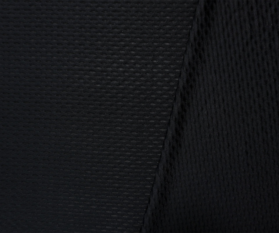 Black Famous Maker Nylon Spandex 3D Mesh Knit Yoga Fabric