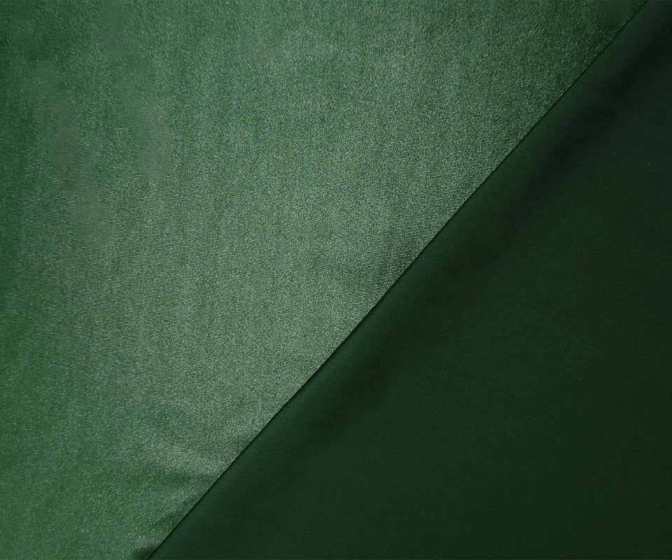 Green Famous Maker Nylon Solid Satin Tricot Knit Yoga Fabric