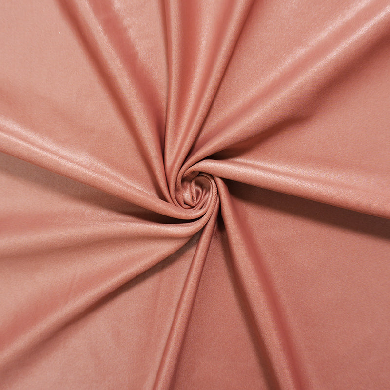 Deep Coral Famous Maker Nylon Solid Tricot Knit Yoga Fabric